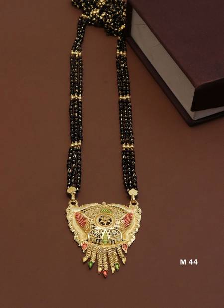 New Designer Latest Long Mangalsutra Collection M 44